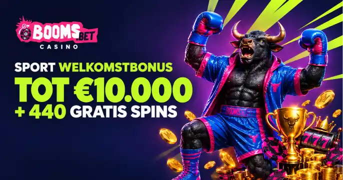 Boomsbet Casino Bonus banner